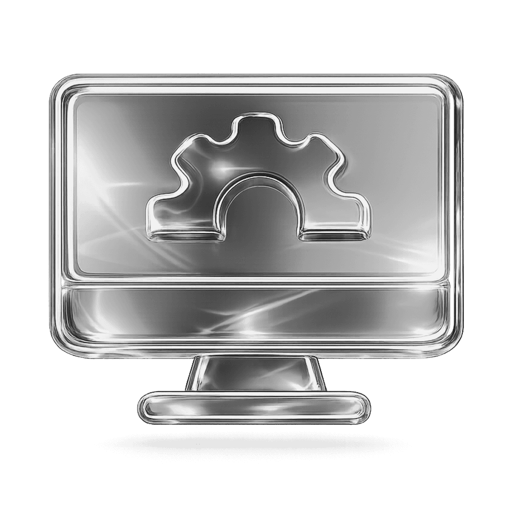 Scalable SaaS service illustration